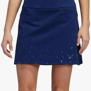 Adidas Blue Sequin Skater Mini Skirt